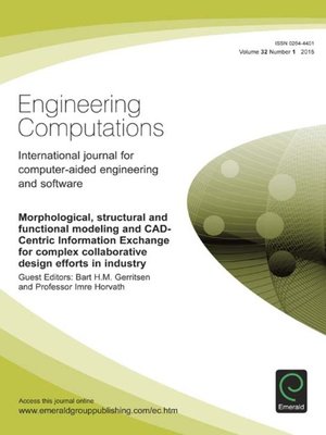 cover image of Engineering Computations, Volume 32, Issue 1